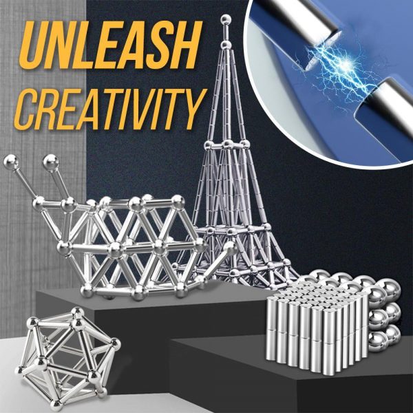 Magnetix – Mágneses építőjáték (72 botok + 54 golyók ) slider