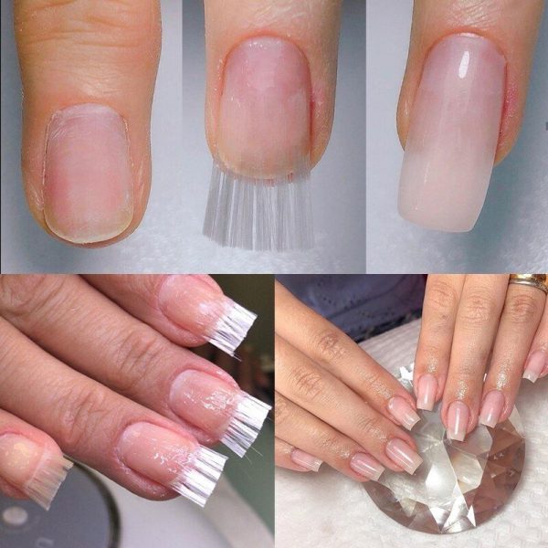 Fiberglass nailset – Körömhosszabbító készlet + UV fény slider