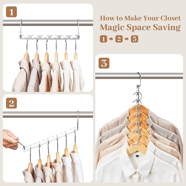 Smart Hanger – Vállfa rendező 18 ruhához (3 db) slider