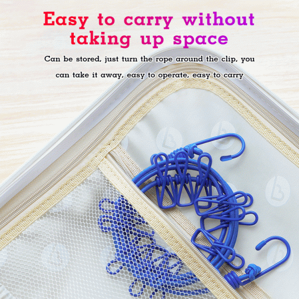 Stretchy Clothesline – Rugalmas zsinór ruhaszárításhoz slider