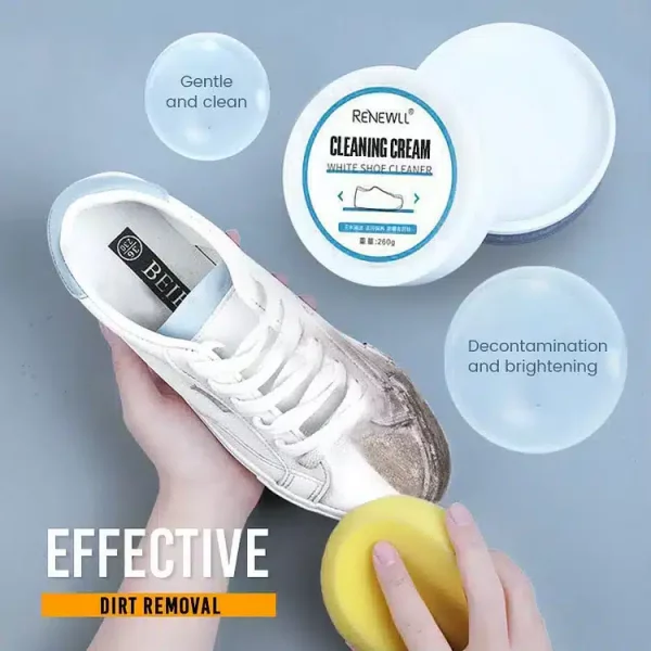 Krém foltok eltávolítására – SHOE CLEANING CREAM (1 + 1 GRATIS) 02