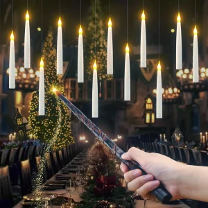 Varázspálca LED Lebegő Gyertyák Távirányítóval 03