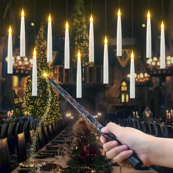 Varázspálca LED Lebegő Gyertyák Távirányítóval slider